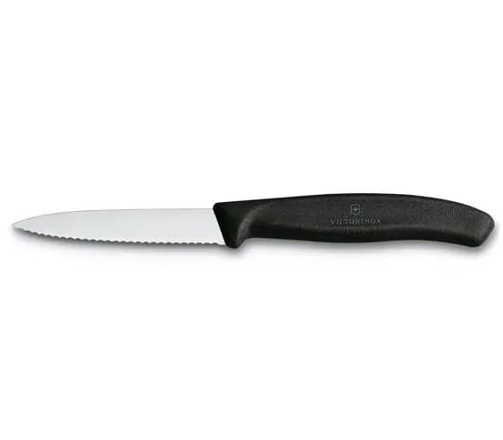 Victorinox grænmetishnífar 8cm svartir, 2stk 1