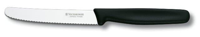 Victorinox borðhnífur svartur, 6stk 1