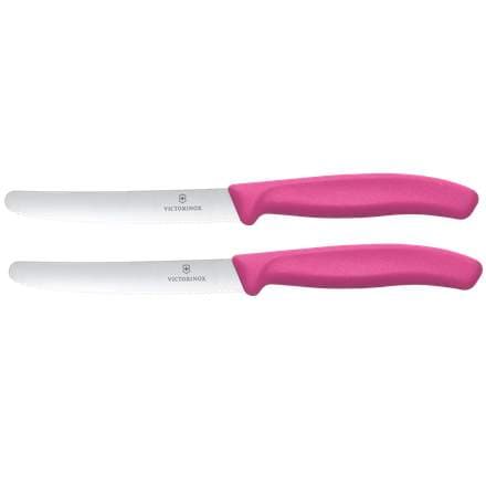 Victorinox borðhnífar 11cm bleikir, 2stk