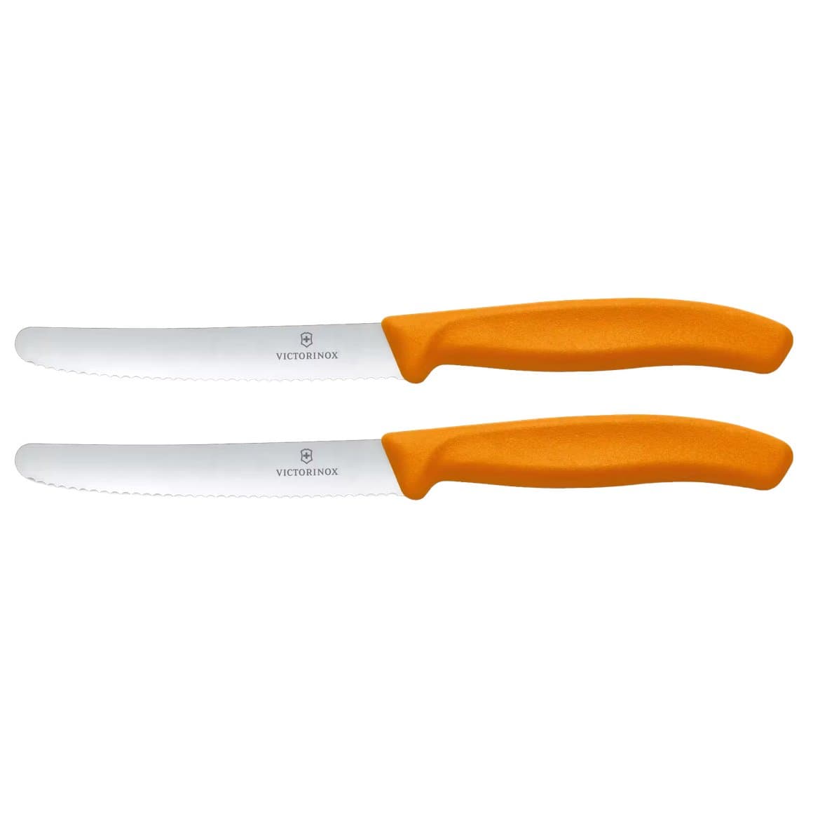 Victorinox borðhnífar 11cm orange, 2stk 1