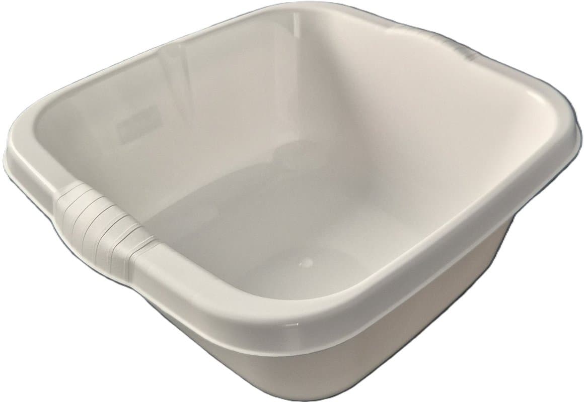 Þvottabali 9ltr hvítur 29x29 1