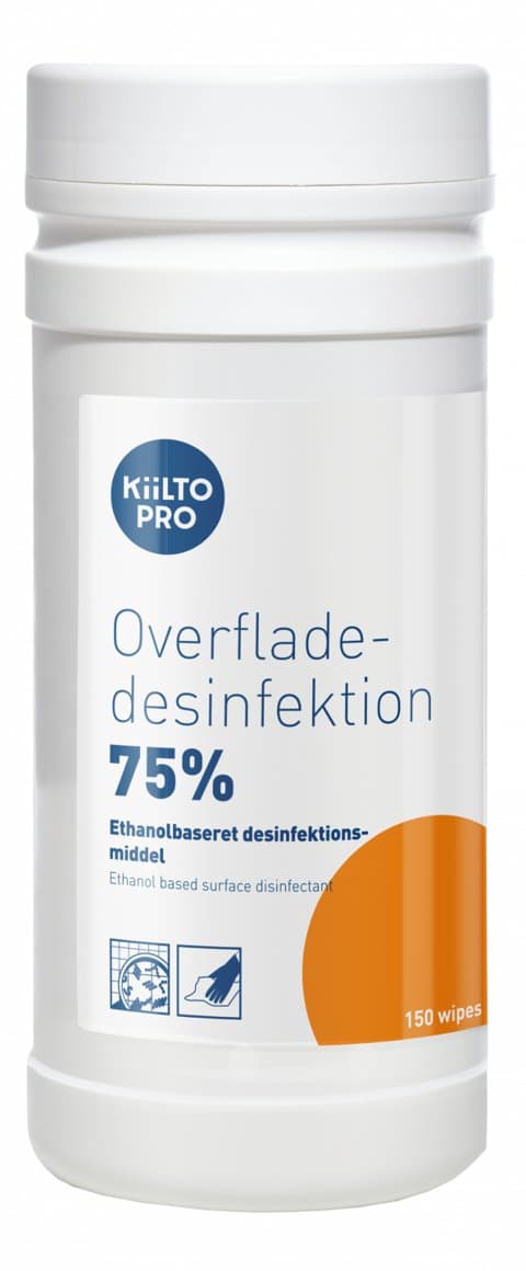 Kiilto Pro sótthreinsiklútar fyrir yfirborð 150 stk 1