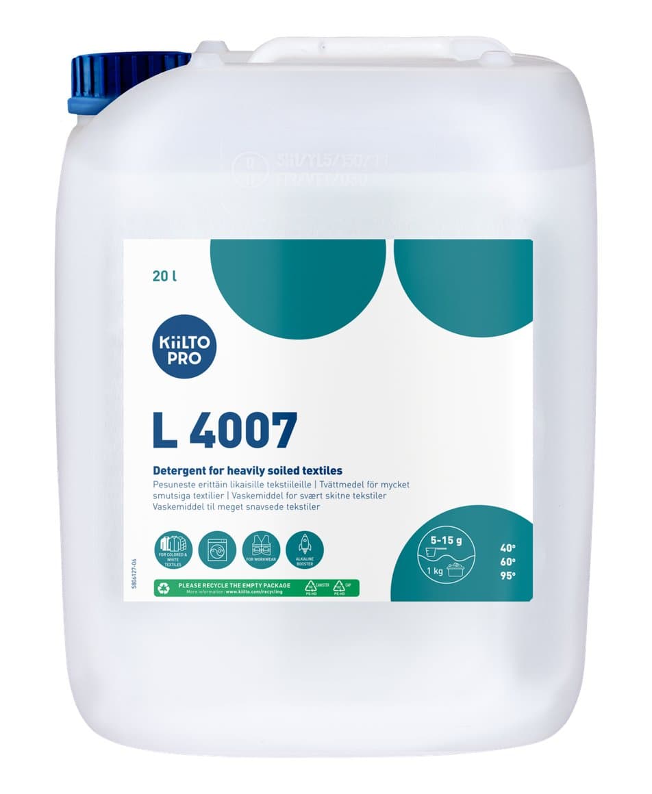 Kiilto Pro L4007 tauþvottalögur 20l 1
