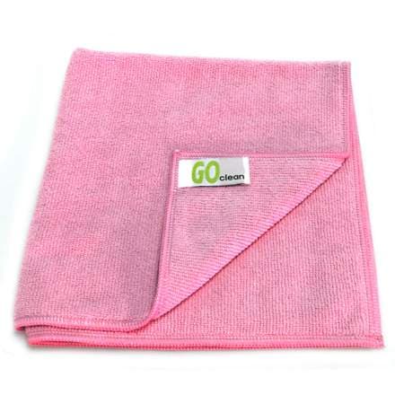 Go Clean örtrefjaklútur 32x32, bleikur 10stk