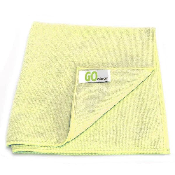 Go Clean örtrefjaklútur 40x40, gulur 10stk 1