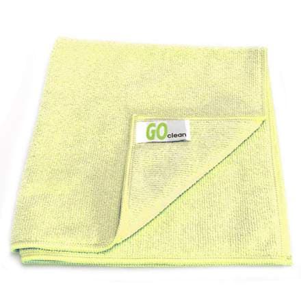 Go Clean örtrefjaklútur 40x40, gulur 10stk