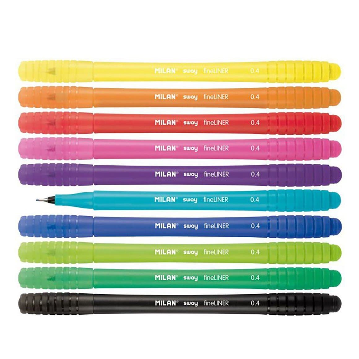 MILAN Fineliner 0,4mm, 10 litir í pk 1