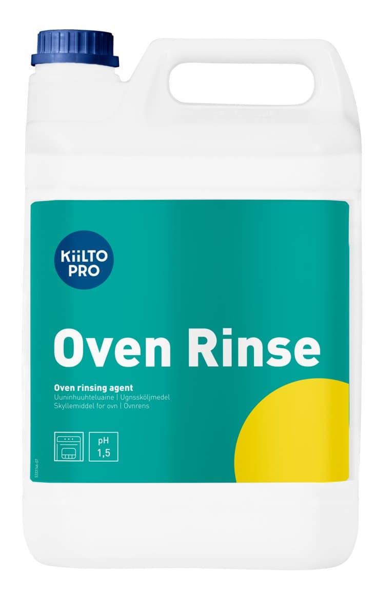 Kiilto Pro Oven Rinse gljái f/sjálfhreinsandi ofna 5l 1