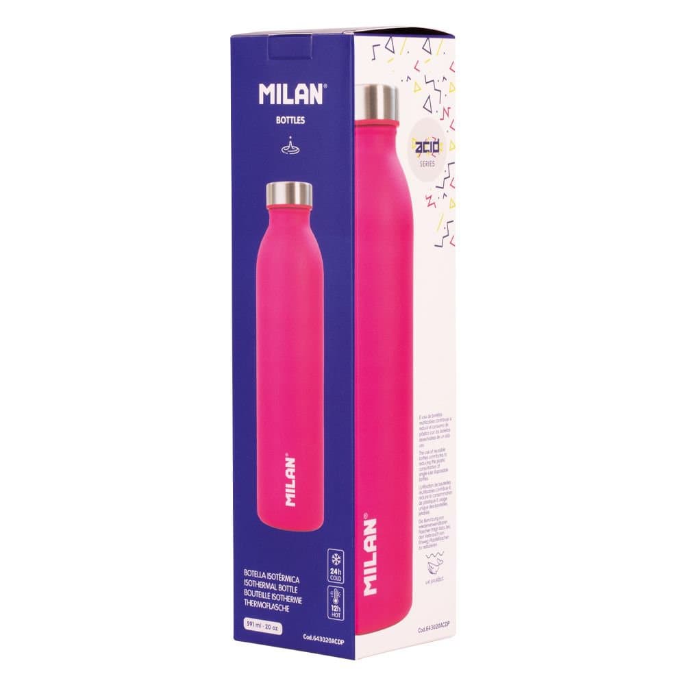 Milan drykkjarbrúsi neon bleikur 591 ml 2
