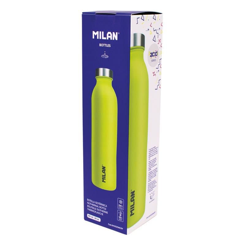 Milan drykkjarbrúsi neon gulur 591 ml 2