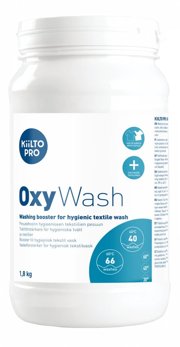 Kiilto oxy wash blettahreinsir 1,8 kg 1
