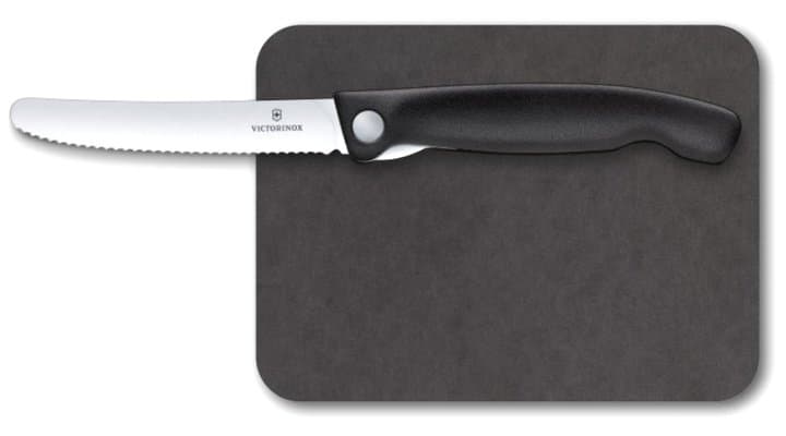 Victorinox skurðarbretti og borðhnífur svart 1