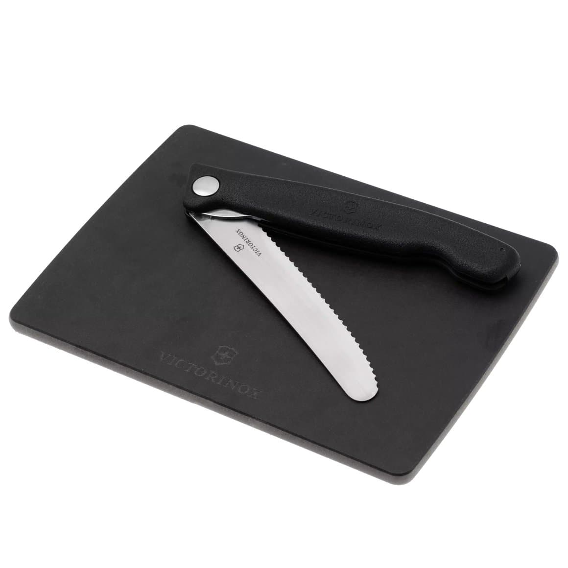 Victorinox skurðarbretti og borðhnífur svart 1