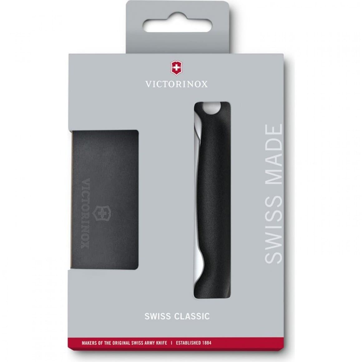 Victorinox skurðarbretti og borðhnífur svart 2