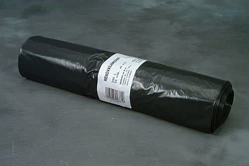 Poki 115x140cm 240ltr 40my svartur 10stk 1