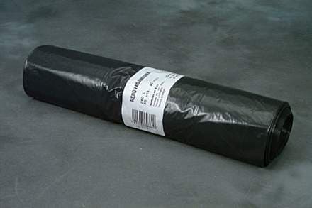Poki 115x140cm 240ltr 40my svartur 10stk