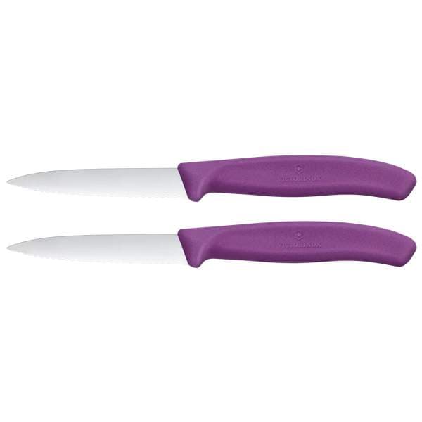 Victorinox grænmetishnífar 8cm fjólubl, 2stk
