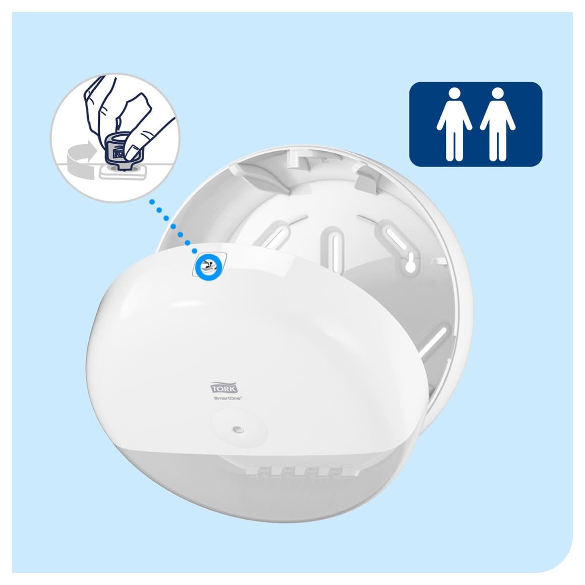 Tork SmartOne WC statíf hvítt T8 2