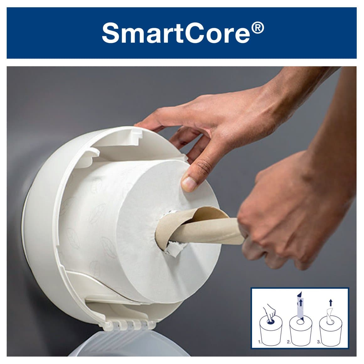 Tork SmartOne WC statíf mini svart T9 4