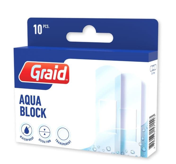 Skyndiplástur, aqua block 10 stk 1