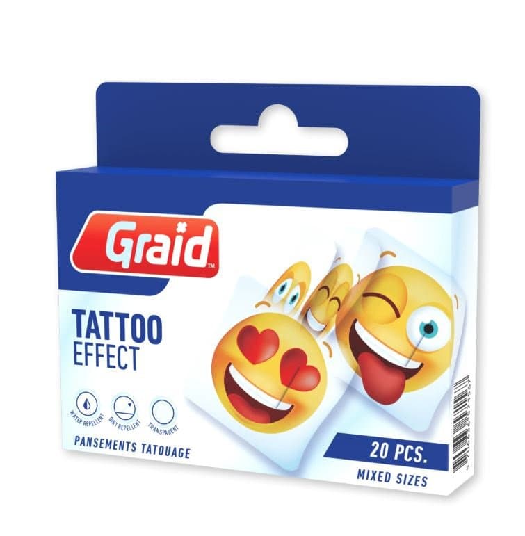 Skyndiplástur, Tattoo broskallar 20 stk 1
