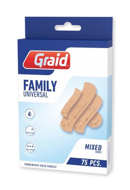 Skyndiplástur, Family pack 75 stk 1
