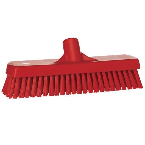 Vikan gólfskrúbbur stífur, 30cm rauður