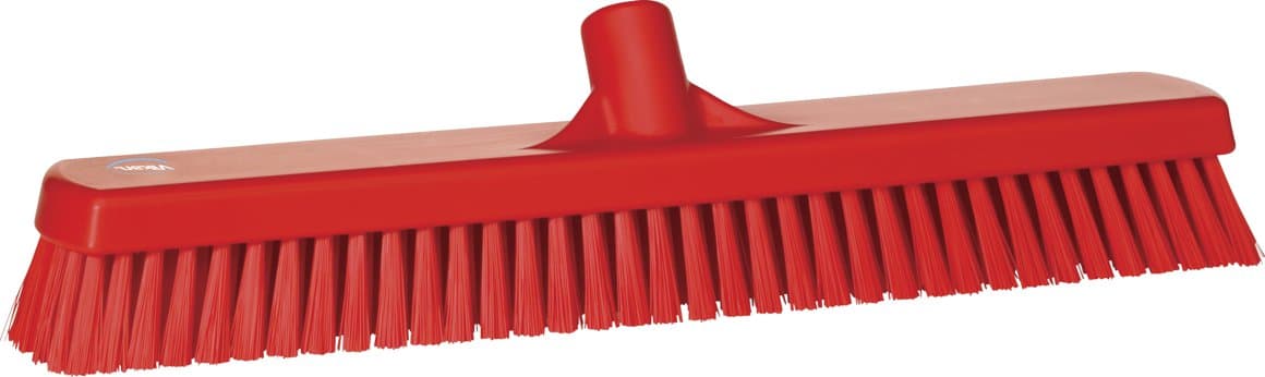 Vikan gólfskrúbbur stífur, 47cm rauður 1