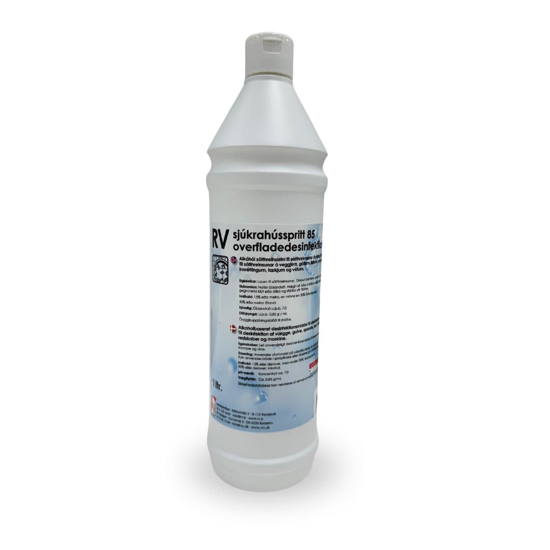RV sjúkrahússpritt 85% 1l 1