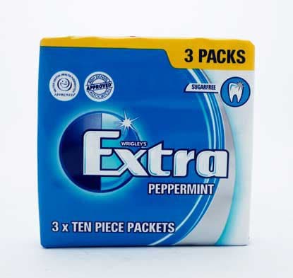 Wrigleys Extra peppermint tyggjó 3pk 1