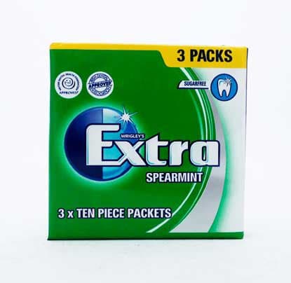 Wrigleys Extra spearmint tyggjó 3pk 1