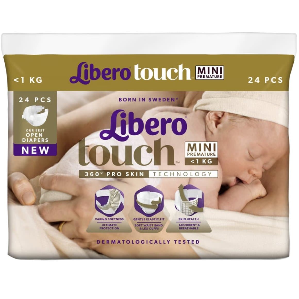 Libero Touch Fyrirbura Mini <1 kg, 24stk (16ík) 1