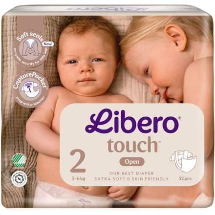 Libero Touch 2 3-6kg S, 32stk D2