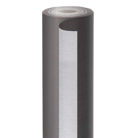 Gjafapappír svartur/silfur 70cmx50m