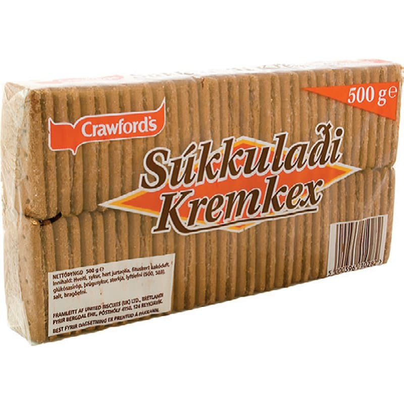 Crawford´s súkkulaði kremkex 500g 1