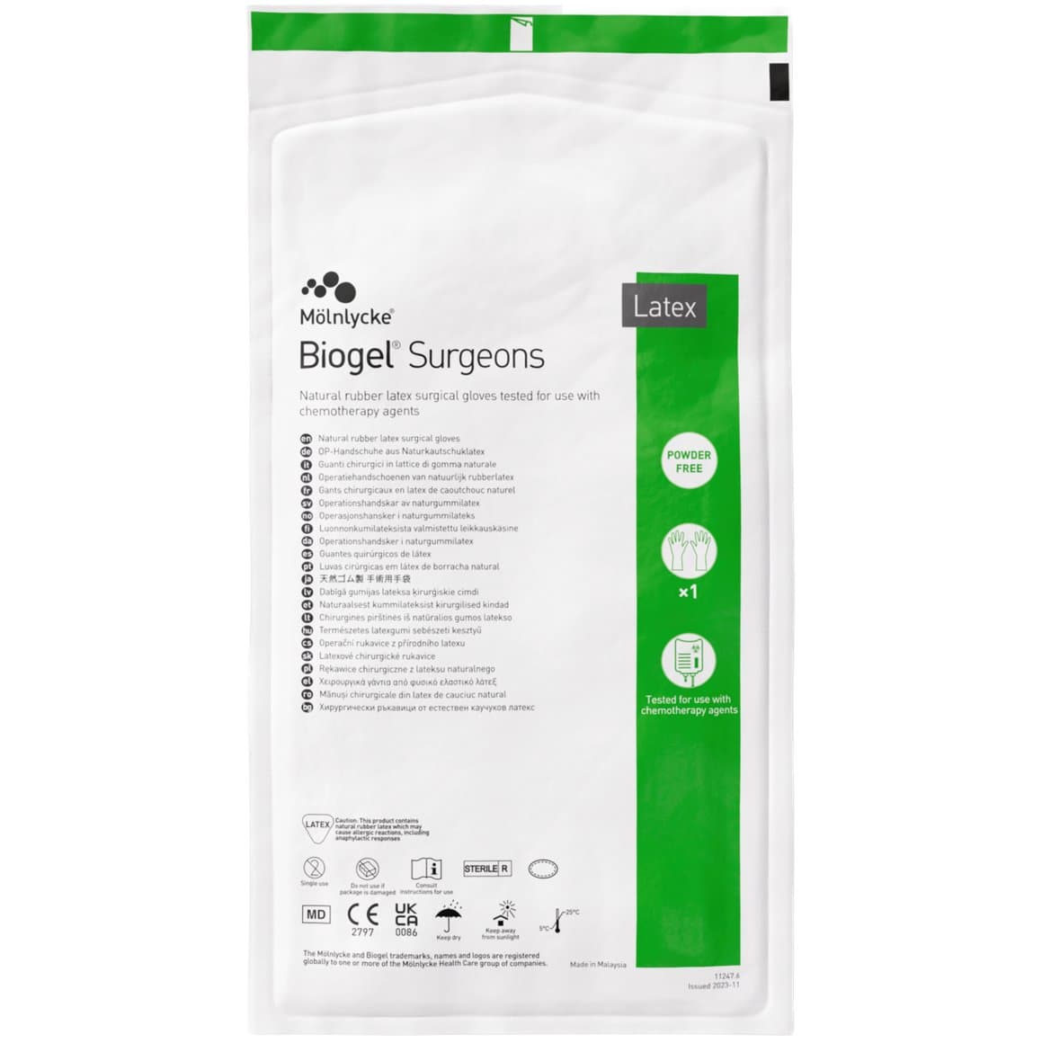 Mölnlycke Biogel Surgeons 9.0, 40pör hanskar 1