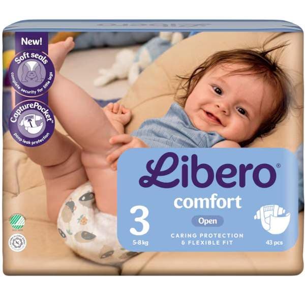Libero 3 Comfort, 5-9kg 30stk (6ík)