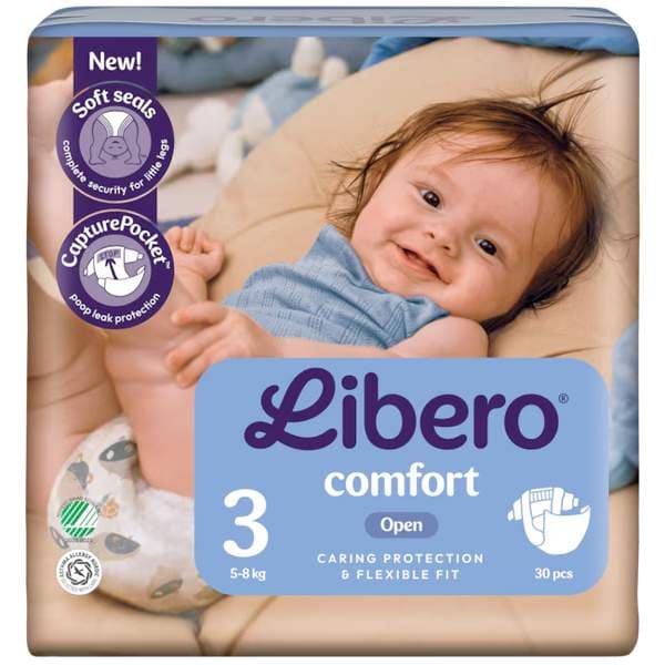 Libero 3 Comfort, 5-9kg 30stk (6ík)