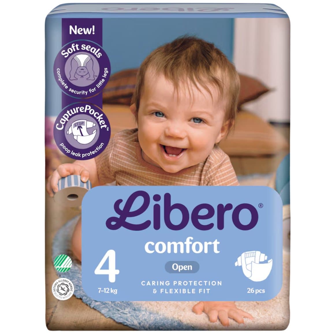 Libero 4 Comfort, 7-11 kg 26 stk(8ík) 1