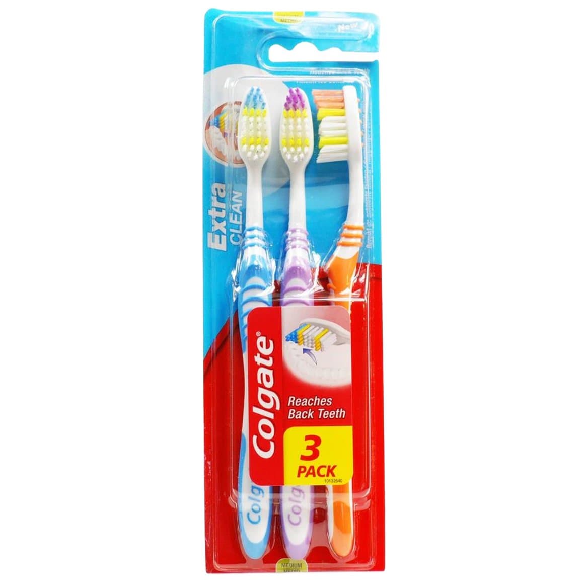 Colgate tannbursti Extra Clean medium 3 stk 1