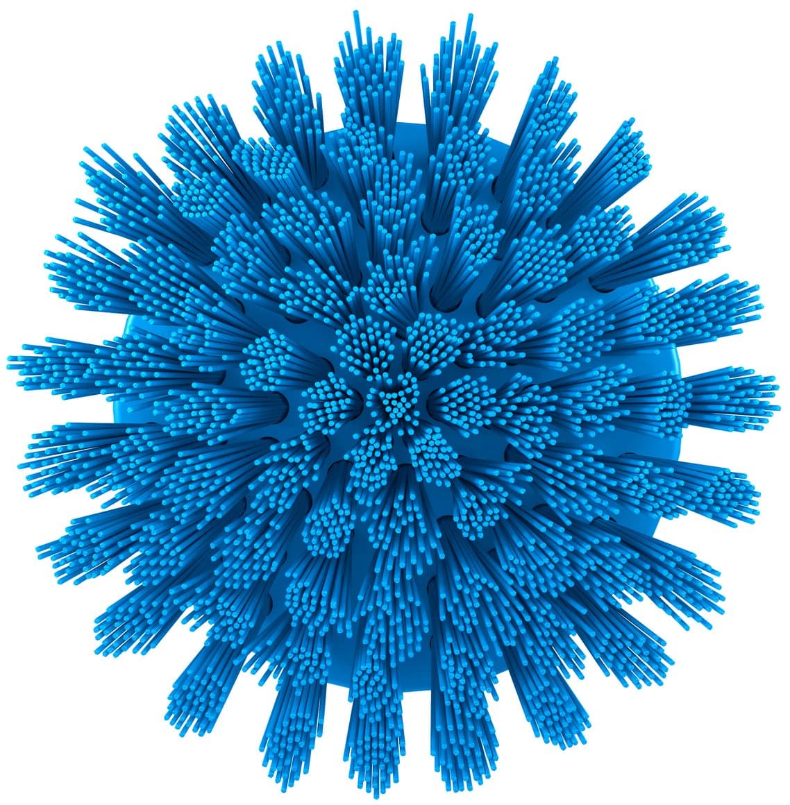 Vikan HyDrive bursti f/borvél blár Ø90 2