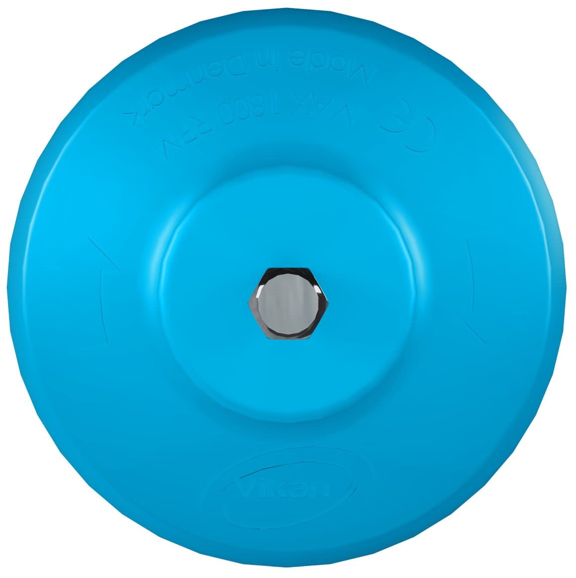 Vikan HyDrive bursti f/borvél blár Ø90 3