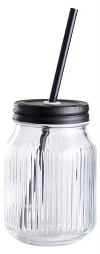 DAY drykkjarglas með röri 0,45cl 1