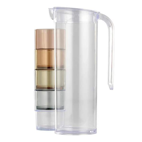 Day plastkanna 1,4l með 4 glösum 