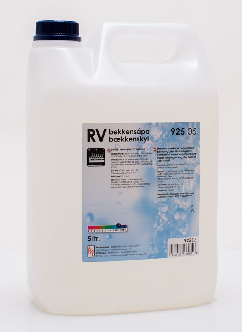 RV bekkensápa 5ltr 1