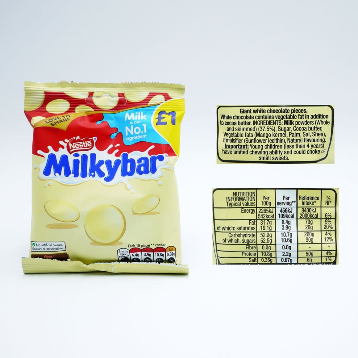 Nestlé Milkybar súkkulaðihnappar 85gr 1