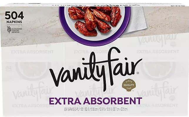 Vanity fair serv. 32cm 2l hvítar 504 stk 1