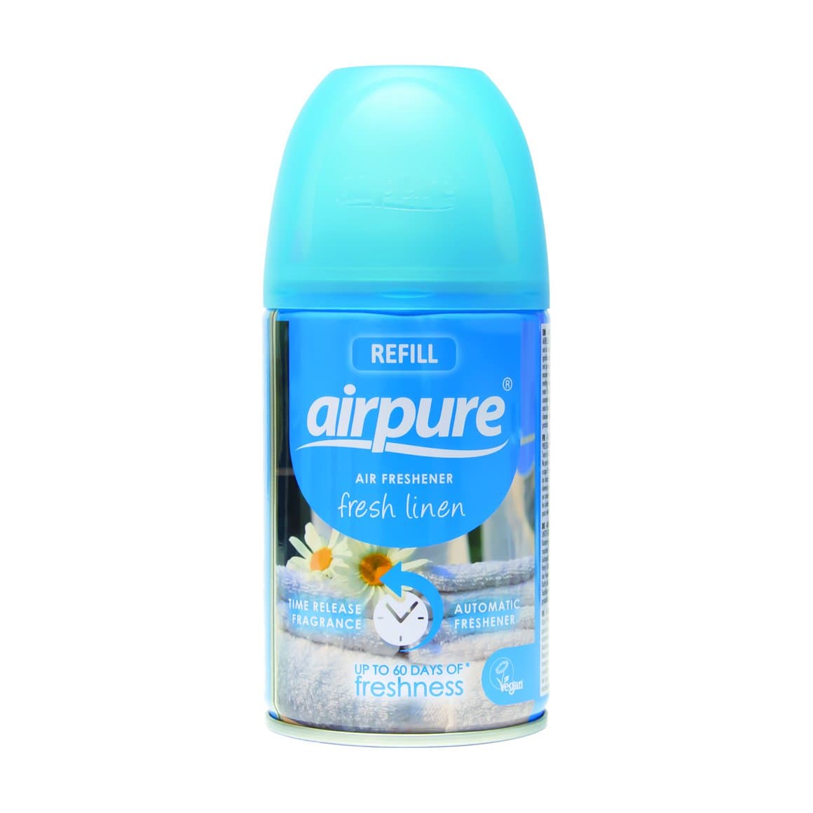 Airpure ilmspray fyrir skammtara Fresh Linen 250ml 1