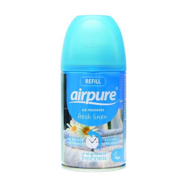 Airpure ilmspray fyrir skammtara Fresh Linen 250ml