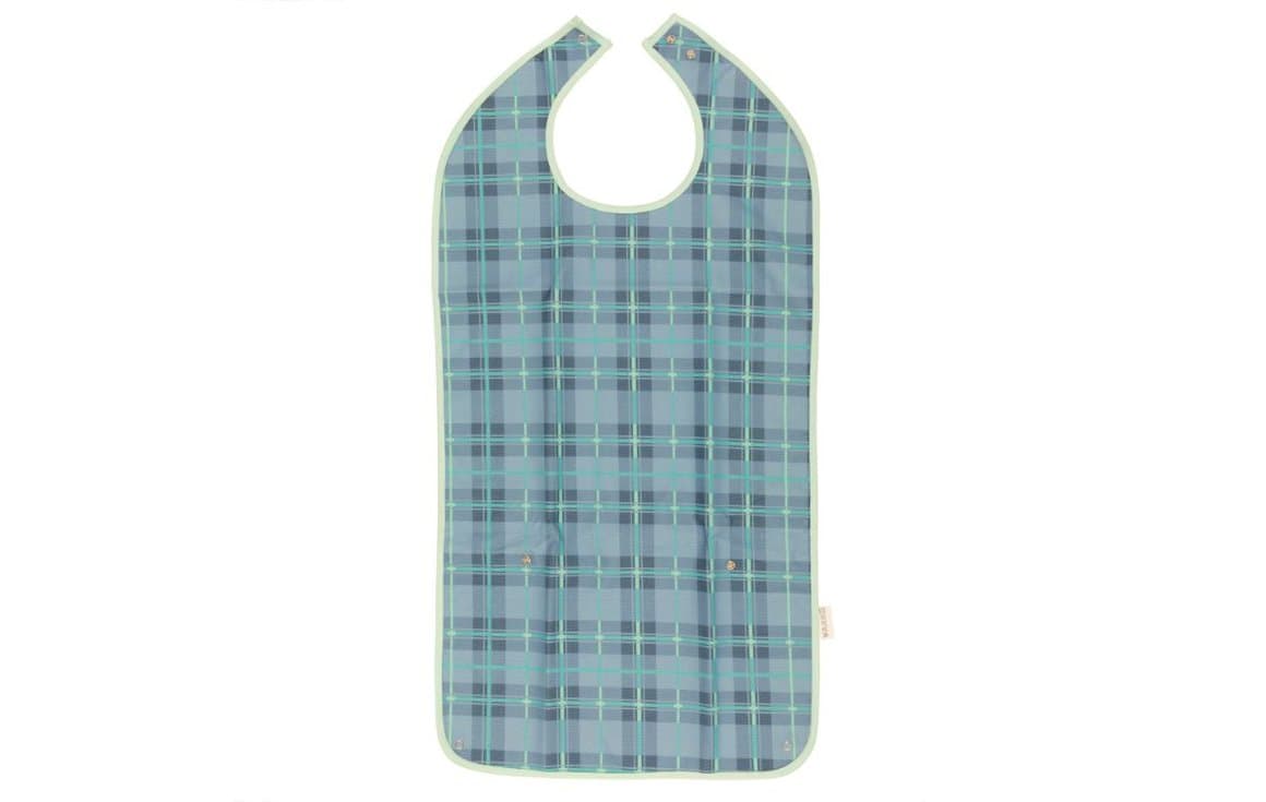 Alerta Fjölnota smekkur tartan blár 1